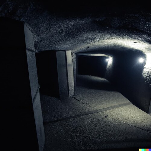 DALL·E 2023-07-11 17.54.57 - inside the doomsday bunker. darkness.